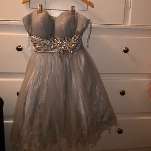 Silver Party Dress